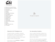 Tablet Screenshot of chi-therapies.co.uk